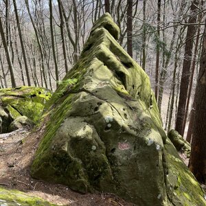 Radka D na vrcholu Pečínkova skála (31.3.2024 11:14)