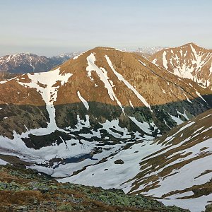 Martin Horáček on the summit of Hrubý vrch (27.5.2023 19:16)