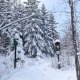Jirka Zajko on peak Malinská skála (19.2.2026)