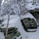 Jirka Zajko on peak Malinská skála (19.2.2026)