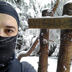 Petr Kowolowski na vrcholu Malchor (24.1.2018 10:24)
