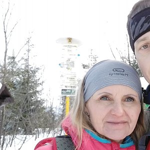 I+L Rajnochovi na vrcholu Malchor (15.2.2020 12:45)