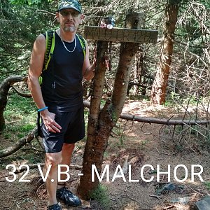 Aleš Sýkora na vrcholu Malchor (8.8.2020 12:47)