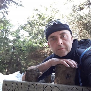 Pavel Skřičík na vrcholu Malchor (30.3.2019 11:56)