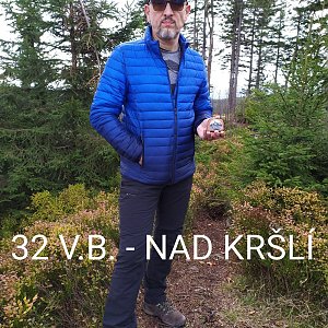 Aleš Sýkora na vrcholu Nad Kršlí (23.10.2021 11:51)