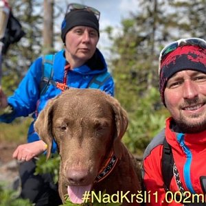 Ondřej Kolář na vrcholu Nad Kršlí (7.5.2020 11:17)