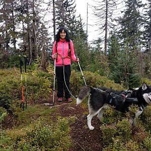 Maja na vrcholu Nad Kršlí (4.10.2020 9:04)