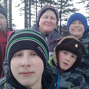 trefi.s na vrcholu Nad Kršlí (2.1.2021 12:00)