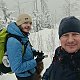Honza Sedláček na vrcholu Nad Kršlí 