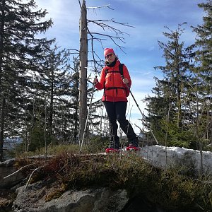 dana na vrcholu Nad Kršlí (17.3.2019 13:46)