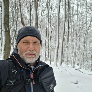 Rastislav Biarinec on the summit of Tlstý diel (22.12.2023 12:39)