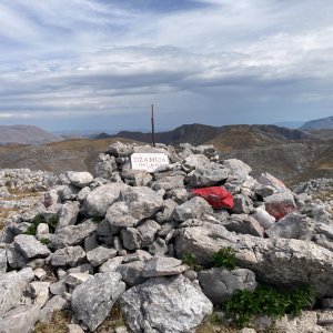 Tomáš Bublan on the summit of Džamija (25.8.2026 11:30)