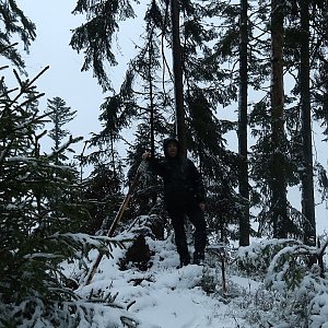 Bouřka on the summit of Hvozd (14.12.2019 15:59)