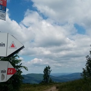 Jiřina on the summit of Duže Jaslo (26.6.2025 10:35)
