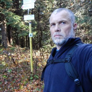 Rastislav Biarinec na vrcholu Budín (22.10.2018 11:48)