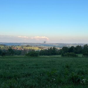 Alexandr Starý on the summit of Kyjov (8.6.2024 5:45)