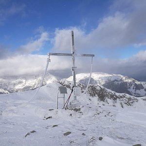Martin Malý na vrcholu Leobner (30.11.2019 12:48)