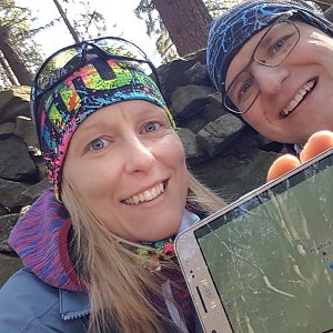 Jarda na vrcholu Malá Hradová (27.3.2022 9:42)