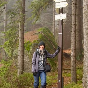 Iveta Válová na vrcholu Božanovský Špičák (13.12.2025 10:46)