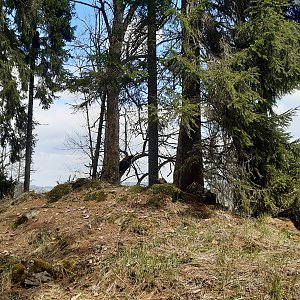 Marcela na vrcholu Homole (30.4.2023 14:30)