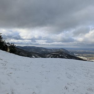 Czylok Pavel na vrcholu Šindelná (27.1.2018 14:01)