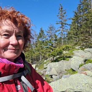 Horalka Anička on the summit of Hnědý vrch / Malé Bradlo (28.5.2022)