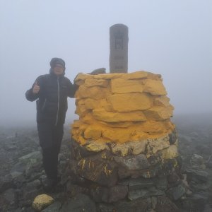 Dzanny on the summit of Halti (2.9.2025 13:00)