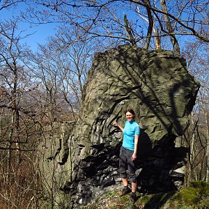 Iveta Válová na vrcholu Slavíček (28.3.2022 13:46)