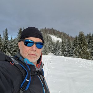 Rastislav Biarinec on the summit of Vtáčnik (10.1.2026 12:47)