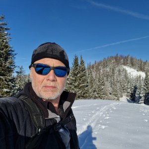 Rastislav Biarinec on the summit of Vtáčnik (12.1.2026 12:28)