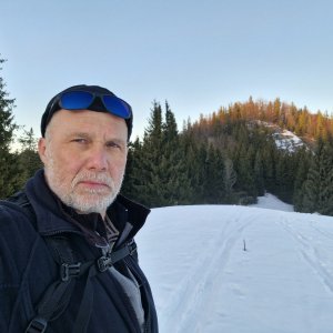 Rastislav Biarinec on the summit of Vtáčnik (17.1.2026 15:35)