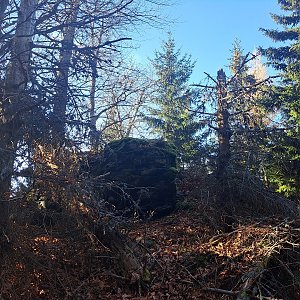 Horalka Anička na vrcholu Rudná hora (13.11.2022)