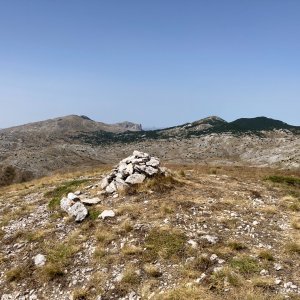 Tomáš Bublan on the summit of Veliki Zimomor (27.8.2026 12:25)