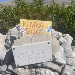 Tomáš Bublan on the summit of Krvavac (24.8.2026 11:55)
