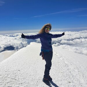 Mársy Montblanc on the summit of Pyramid Vincent (5.7.2024 12:01)