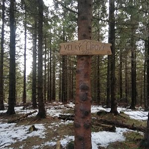 Střelec na vrcholu Velký Lipový (2.1.2022 13:46)