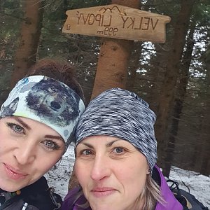 Nýdecká horalka na vrcholu Velký Lipový (18.1.2020)