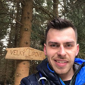 Pospa on the summit of Velký Lipový (10.3.2019 15:11)