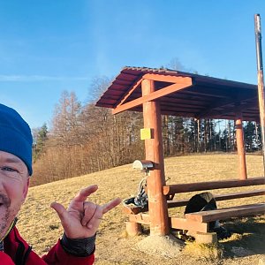 CERF1971 na vrcholu Na Magoni (13.2.2022 8:06)