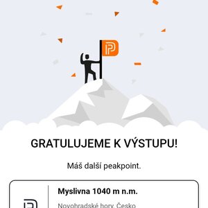Michal Kříž na vrcholu Myslivna (21.9.2024 13:43)