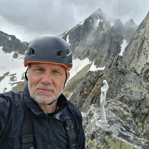 Rastislav Biarinec on the summit of Jastrabia veža (2.6.2024 13:12)