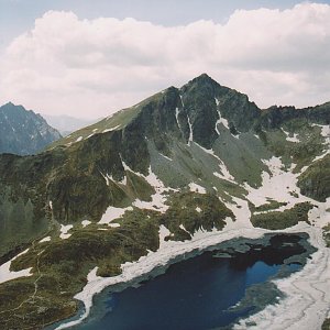Bohumír Michal na vrcholu Mengusovský Volovec (1.6.2003)