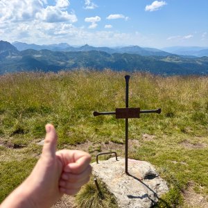 Any Vališová on the summit of Rippetegg S2 (29.7.2026 13:57)