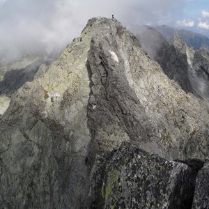 marko on the summit of Ťažký štít (28.8.2012 18:51)