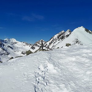 Martin Horáček on the summit of Patria (12.2.2023 11:27)