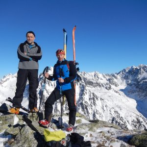 Rastislav Biarinec on the summit of Patria (19.1.2017 12:08)