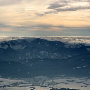 Bouřka na vrcholu Malá Bašta (8.12.2017 15:03)