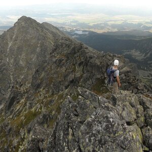 marko on the summit of Malá Bašta (2.8.2012)