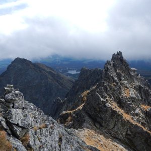 Rastislav Biarinec on the summit of Predná Bašta (29.9.2019 14:20)