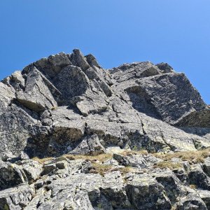 Pavel Svoboda on the summit of Predná Bašta (15.6.2025 11:35)